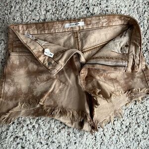 Pacsun High Rise Festival Denim Shorts